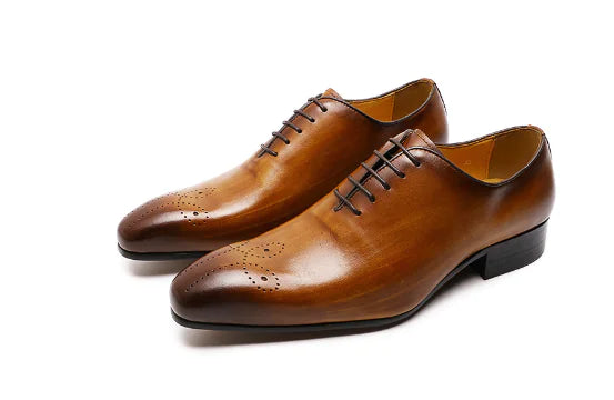 Men's Leather Oxford Shoes - Piscero Co