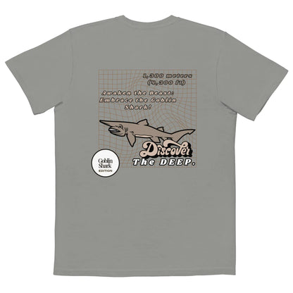 Discover the Deep Goblin Shark Pocket T-shirt - Piscero Co