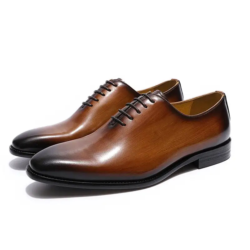 Men's Leather Oxford Shoes - Piscero Co