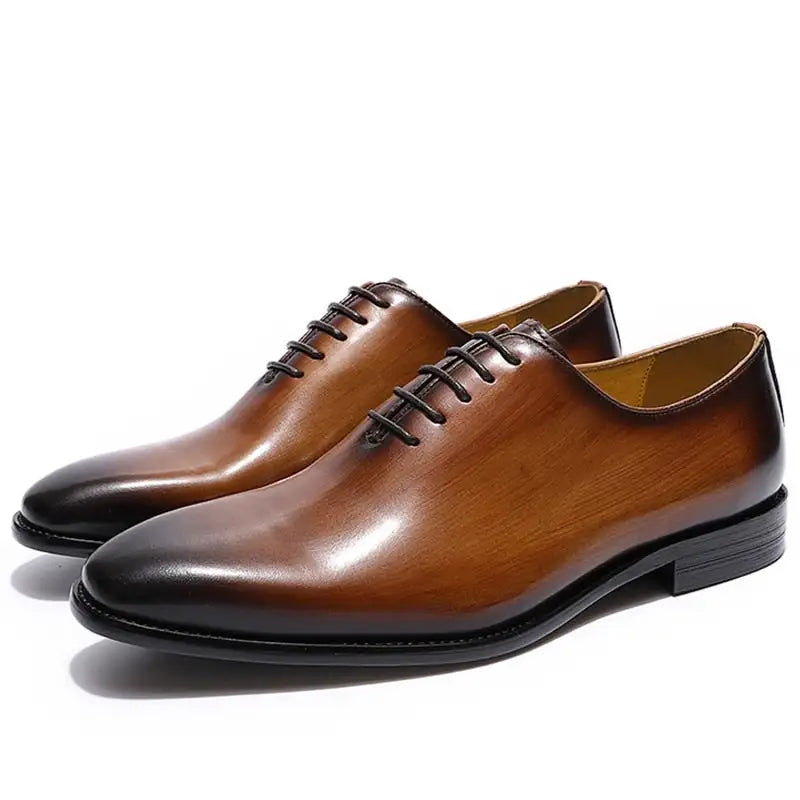 Men's Leather Oxford Shoes - Piscero Co