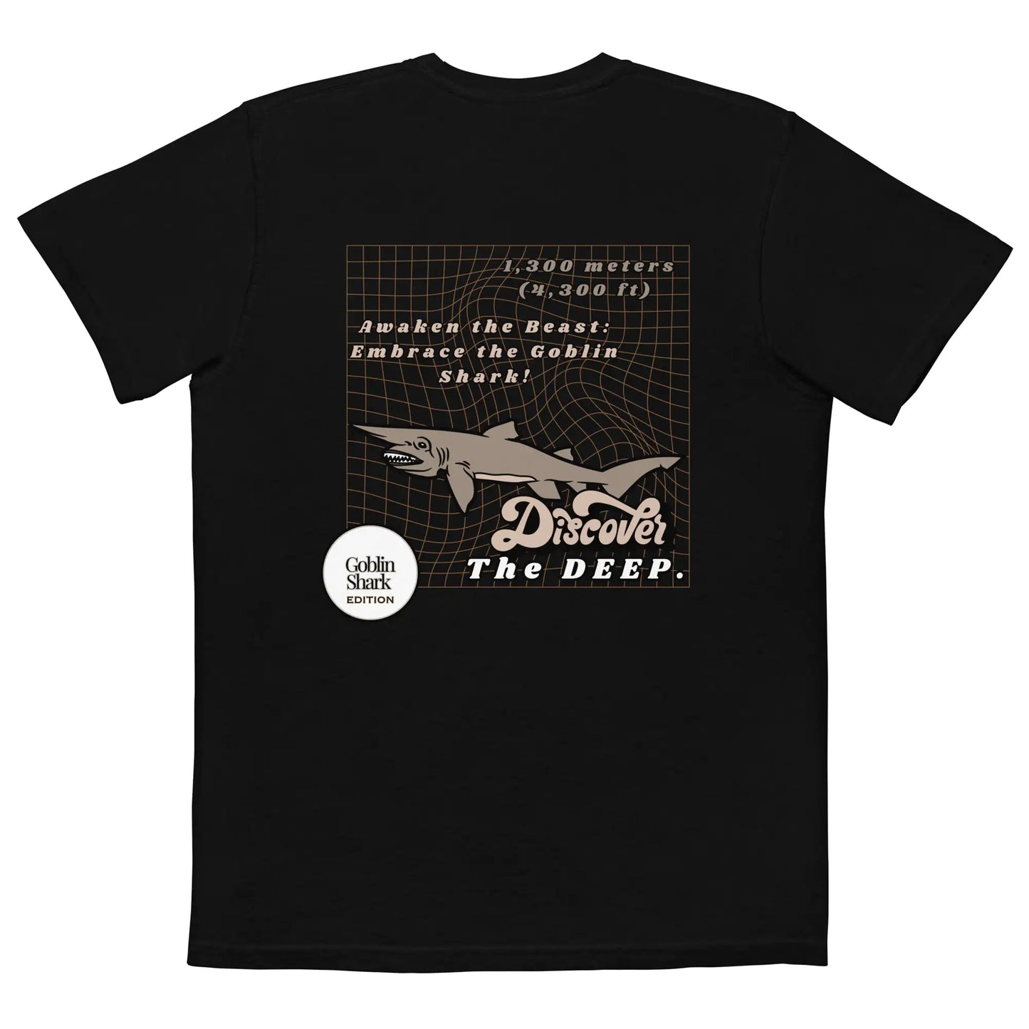 Discover the Deep Goblin Shark Pocket T-shirt - Piscero Co